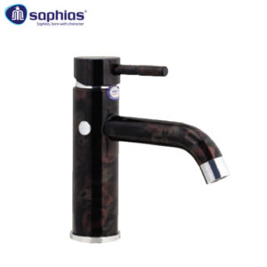 Vòi lavabo 1 lỗ 3D hoa hồng Saphias SP-1110B30