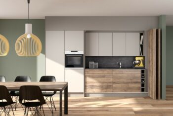 Thiết kế nội thất nhà bếp tiết kiệm không gian